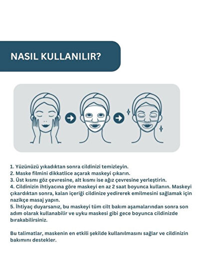 Dermal Seoulface Hyalüronik Asit Hydrojel Şeffaflaşan Eriyen 3'lü Yüz Maskesi 34 gr  - 5