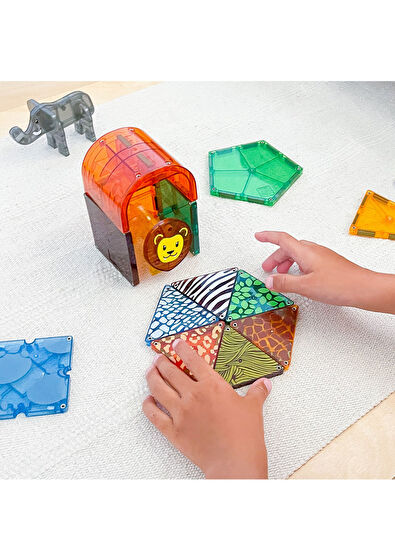 Magna-Tiles Safari Seti 25 Parça Oyun Seti - 6
