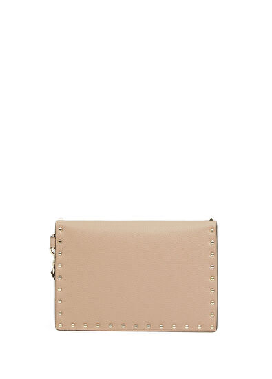 Rockstud Pudra Kadın Deri El Portföyü - Görsel 5