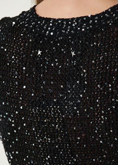 Golden Goose Siyah İşlemeli Bluz - 4