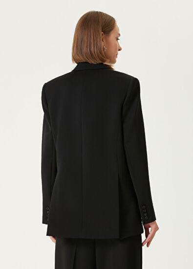 Magda Butrym Siyah Yün Ceket - 5