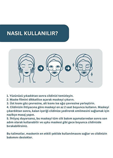 Dermal Seoulface Hyalüronik Asit Hydrojel Şeffaflaşan Eriyen Yüz Maskesi 34 gr - 5