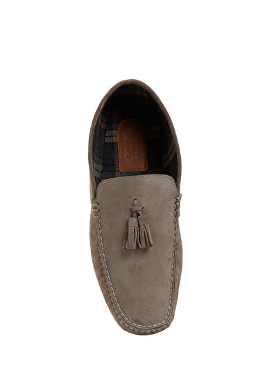 Beymen Club Vizon Erkek Süet Loafer - 4