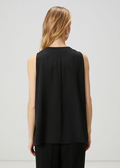 Beymen Club Siyah Krep Bluz - 5