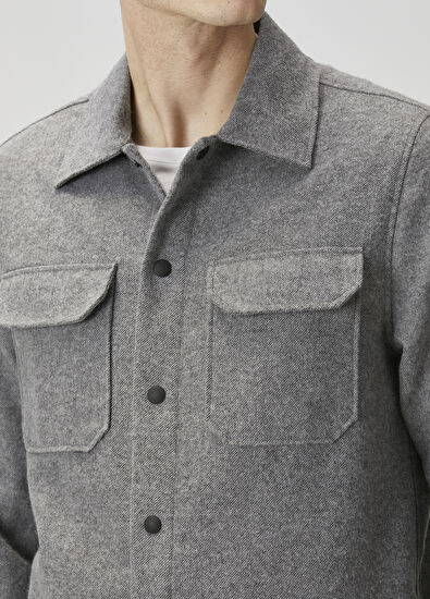 Beymen Club Grey Overshirt - 5