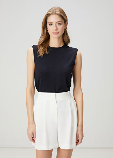 Beymen Club Navy Blue Sleeveless Sweater - 3