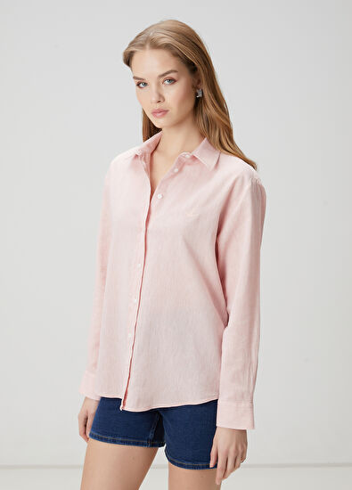 Beymen Club Somon Keten Gömlek - 3