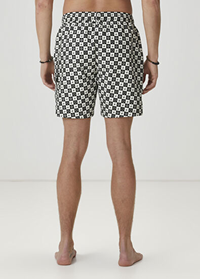 Beymen Club Black Goose Printed Swimsuit - 4