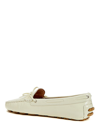 Beymen Club Ecru Women's Patent Leather Loafer - 3