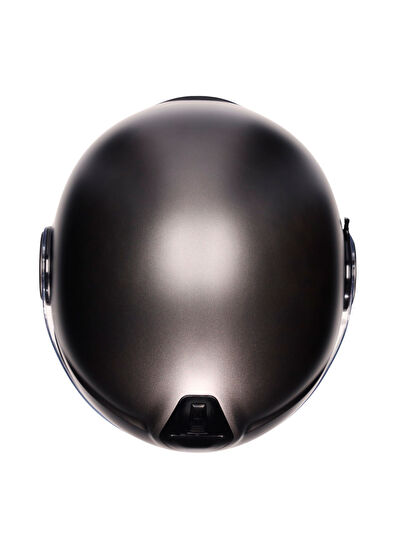 Agv Eteres Mono Matt Asfalto Gri Açık Motosiklet Kaskı - 7