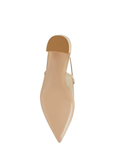 Gianvito Rossi Kum Deri Topuklu Ayakkabı - 5