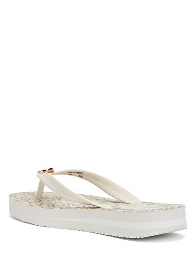 Michael Michael Kors Posie Cream Women's Beach Slippers - 3