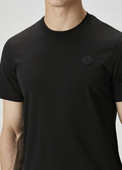 Moncler Black T-Shirt - 5