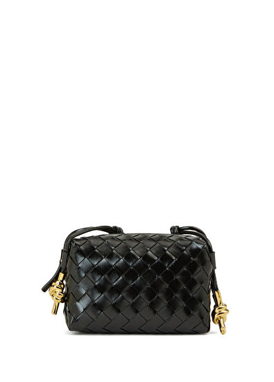 Loop Siyah Kadın Deri Çanta - Görsel 5