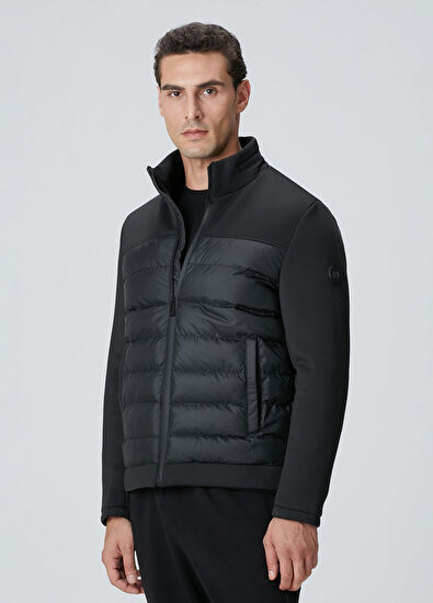 Network Siyah Scuba Garnili Kapitoneli Mont - 4