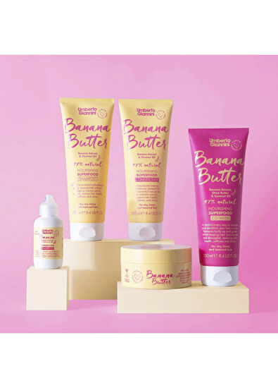 Umberto Giannini Banana Butter Kuru Saçlar İçin Besleyici Gıda Şampuan 250 ml - 3