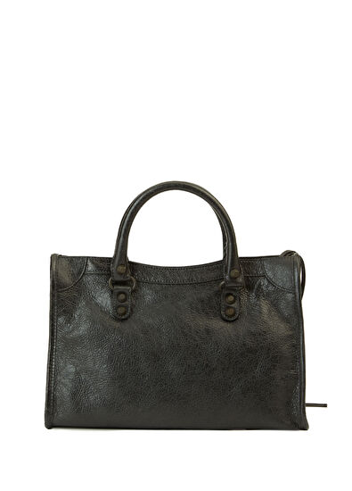 Siyah Kadın Deri Çanta - Görsel 5