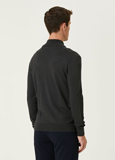 Beymen Club Antrasit Basic Triko Hırka - 5