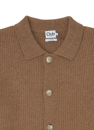 Beymen Club Mink Knitted Cashmere Blend Cardigan - 5