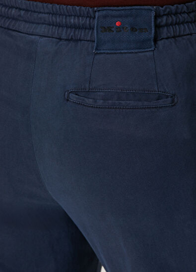Kiton Navy Blue Pants - 5
