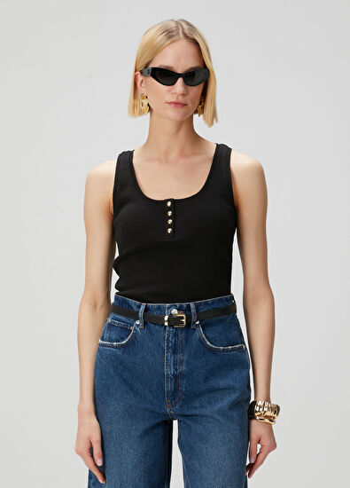 Anine Bing Alessia Siyah Atlet - 3