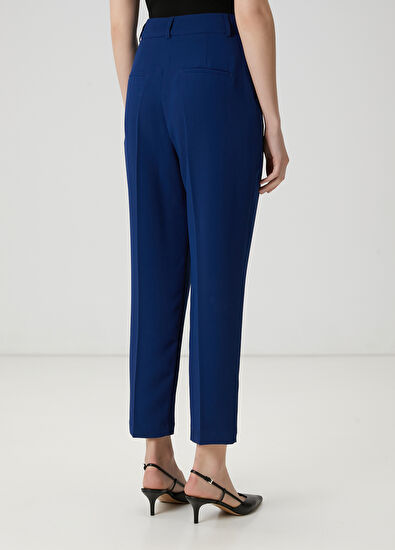 Beymen Club Lacivert Krep Havuç Pantolon - 4