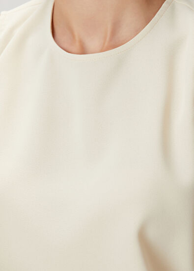 Beymen Club Light Yellow Loose-Fitting Blouse - 5