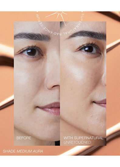 RMS Beauty Supernatural Radiance SPF30 Medium Aura Güneş Serumu 30 ml - 3