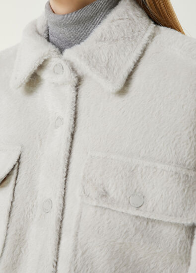 Beymen Club Oversize Gri Dış Gömlek - 5