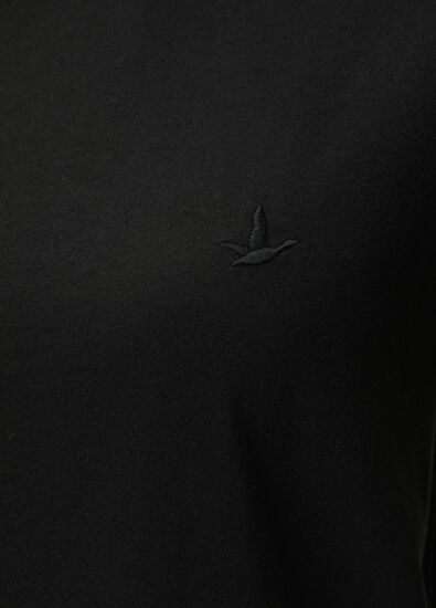 Beymen Club Siyah Dökümlü T-shirt - 7