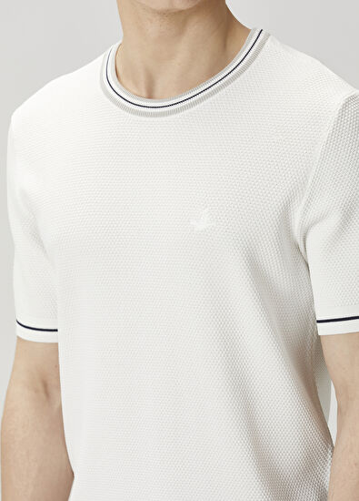 Beymen Club Beyaz Petek Dokulu Triko - 6