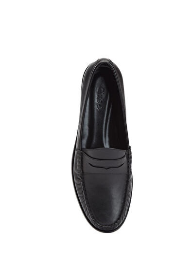 Beymen Club Black Strap Women's Leather Loafer - 4