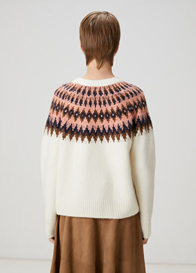 Beymen Club Ecru Embellished Sweater - 4