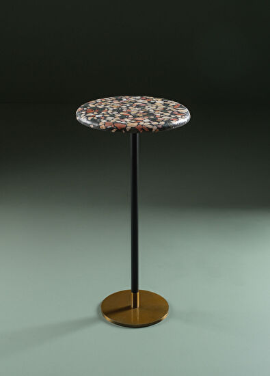 Sürton Çekirdek Gece Terrazzo Yan Sehpa - 6