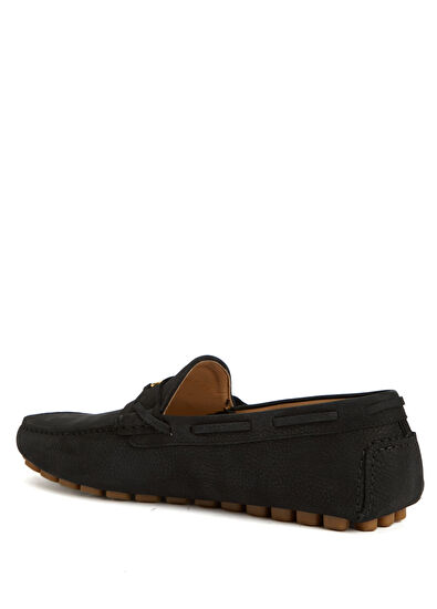 Fastaway Siyah Erkek Deri Driver - Görsel 4