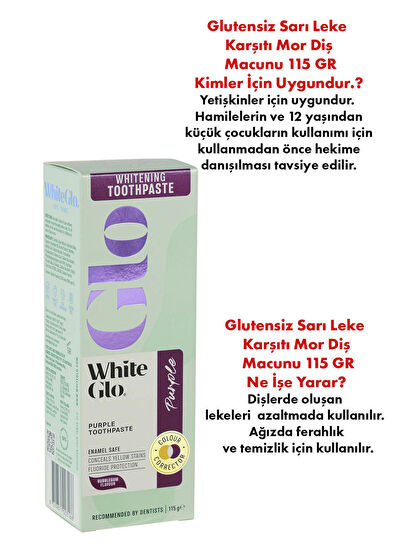 White Glo Gluten Free Purple Tooth Tonic 115 gr - 7
