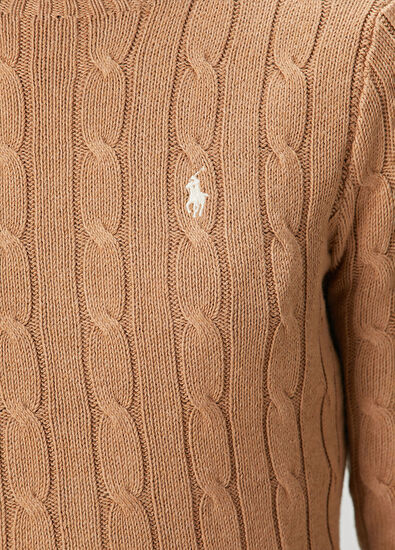 Camel Saç Örgü Triko - Görsel 6