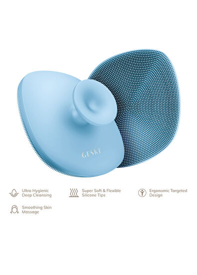 Geske Body Brush Mavi 4'ü 1 Arada Vücut Fırçası  - 6