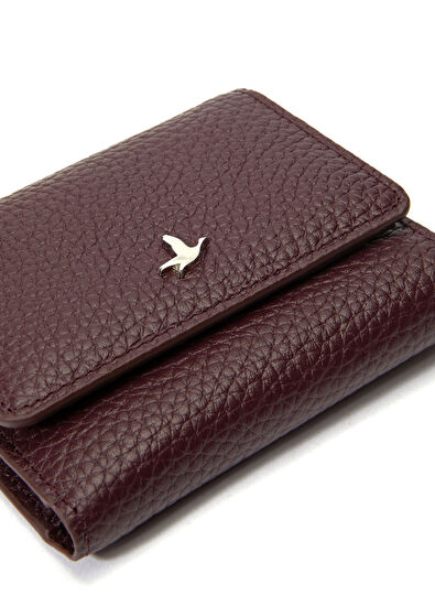 Beymen Club Bordo Kadın Deri Cüzdan - 5