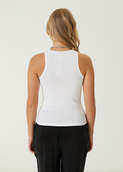 Beymen Club Beyaz Racer Logolu Spor Atlet - 6