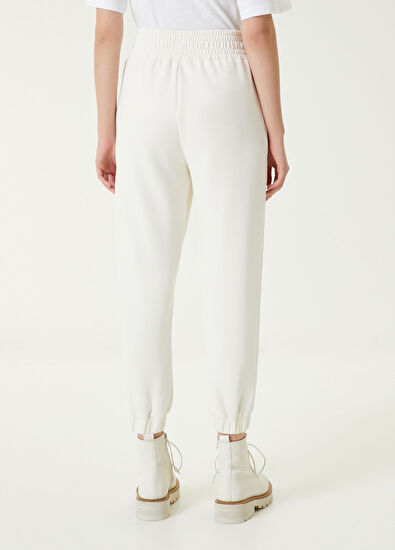 Beymen Club Beyaz Jogger Eşofman Altı - 5