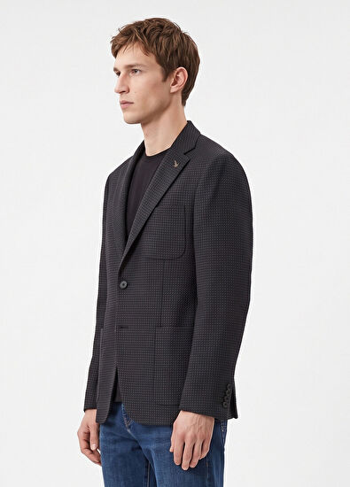 Beymen Club Anthracite Dobby Jacket - 3