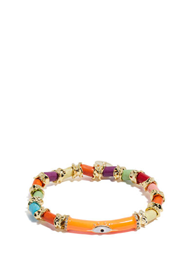 Beymen Club Çok Renkli Doğal Taşlı Kadın Bileklik - 3