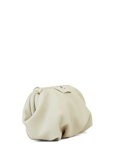 Beymen Club Volume Mini Ecru Women's Leather Bag - 3