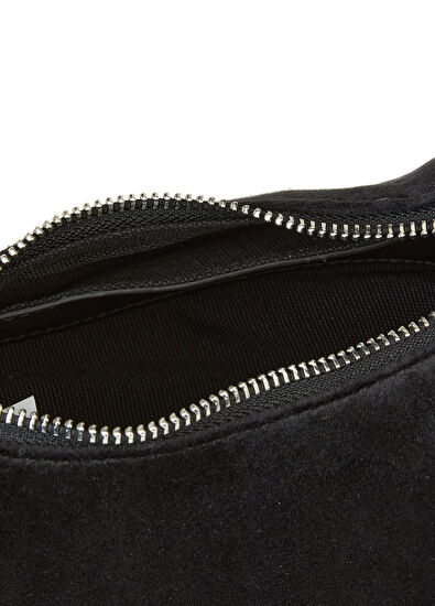 Beymen Club Siyah Kadın Kadife Çanta - 5