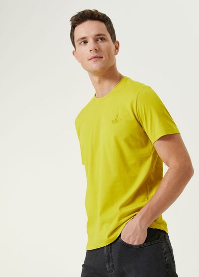 Beymen Club Açık Yeşil Minik Parça Logolu T-shirt - 5