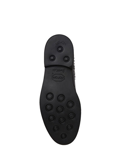 Siyah Zımbalı Kadın Deri Chelsea Bot - Görsel 6