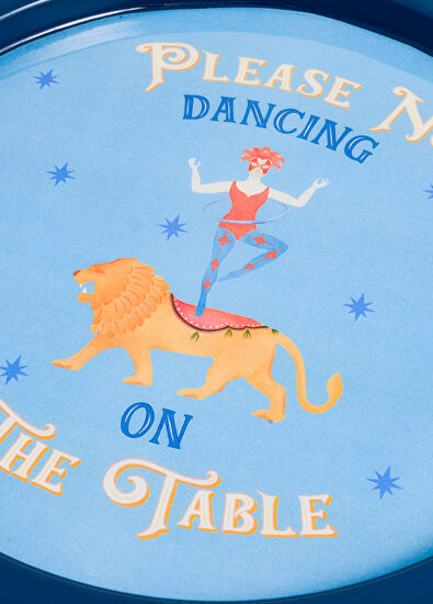 Zsa Zsa Zsu Nanpur Blue Iron Decorative Tray - 5