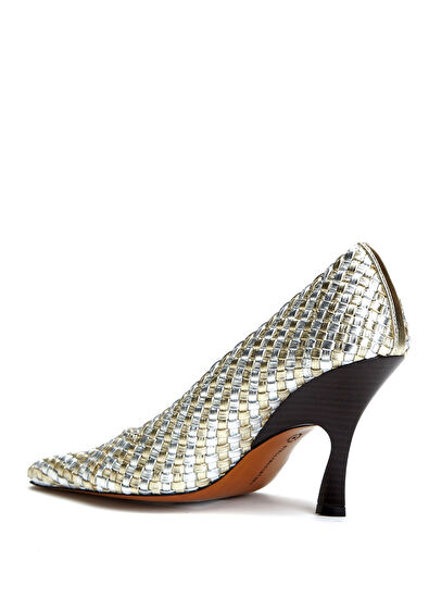 Stella McCartney Elsa Gold High Heels - 3