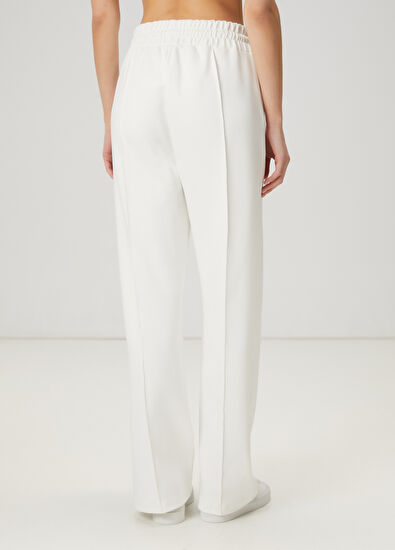 Beymen Club White Ribbed Trousers - 4